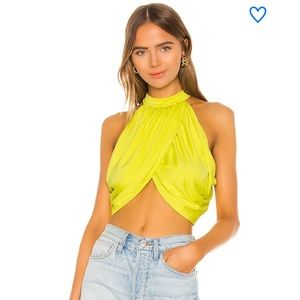 REVOLVE Superdown Emani Wrap Crop Top NWOT